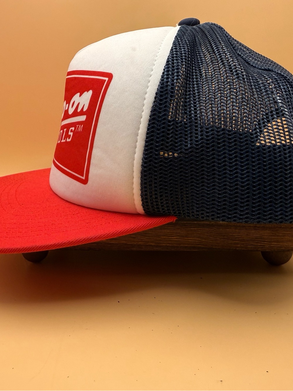 Snap-On Tools Trucker Hat Red White Blue Mesh Snapback Official Licensed 2012 - Picture 2 of 5